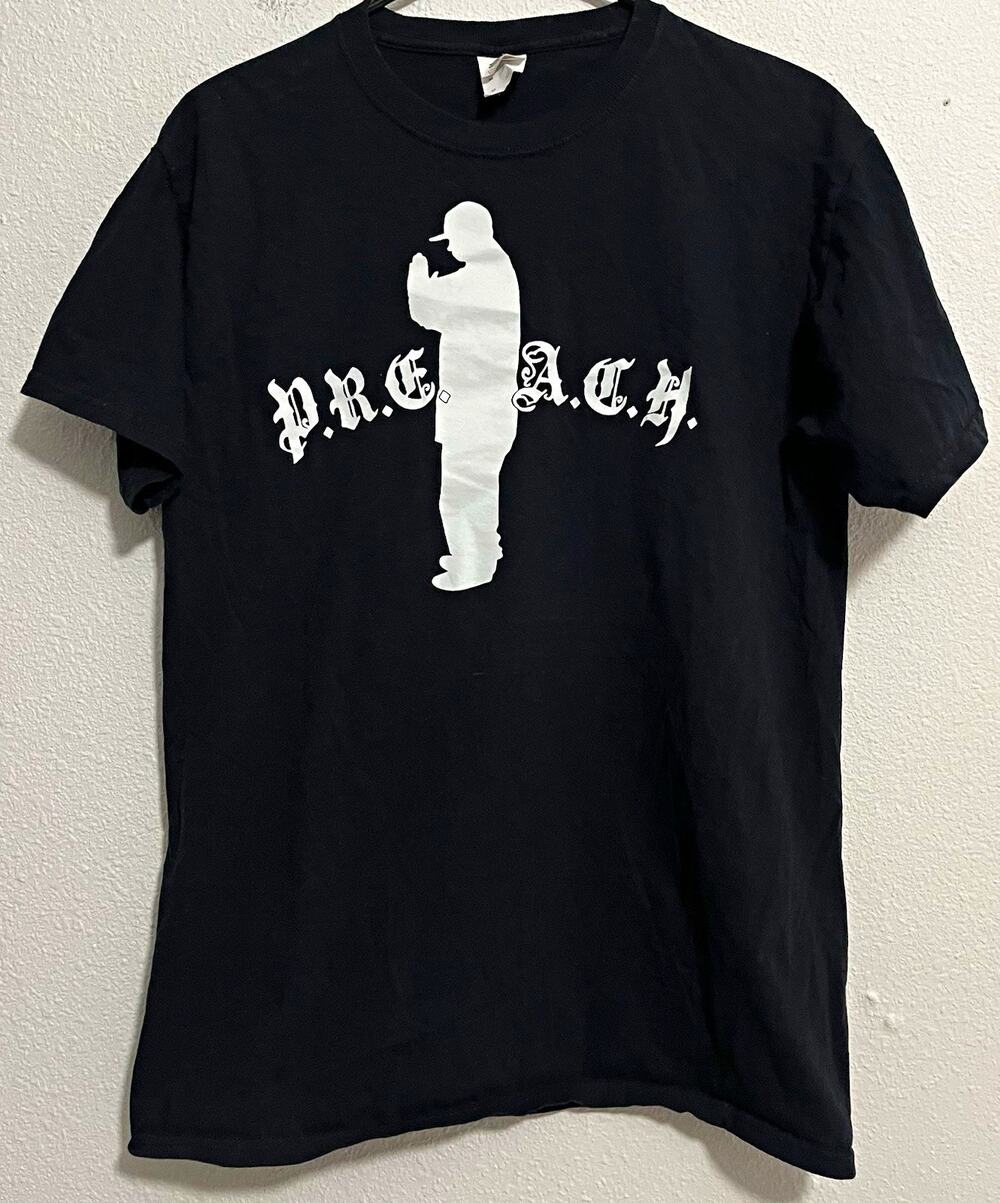 Fruit of the Loom Men’s M Black HD Cotton Graphic Crew Neck Tee